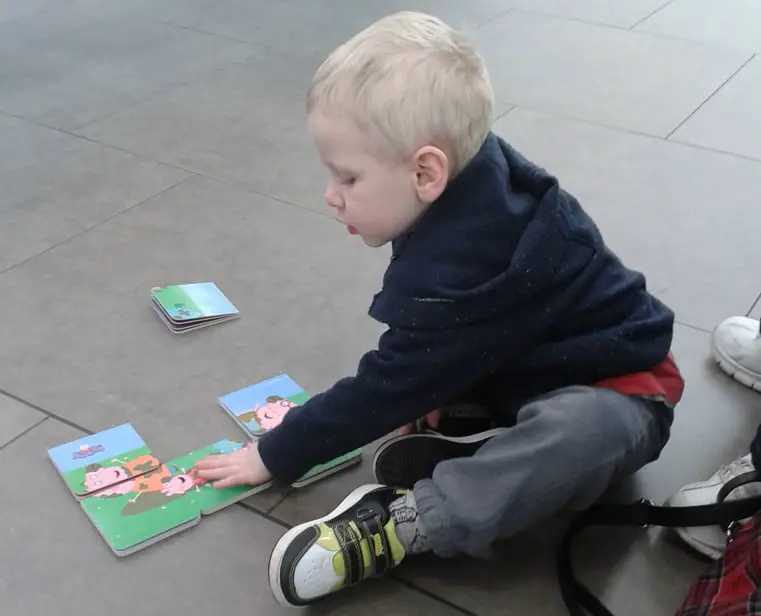 Toddler at Airport