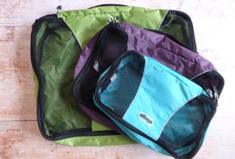 Packing cubes for family travel