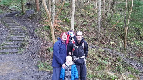 Family at Chatelherault Country Park