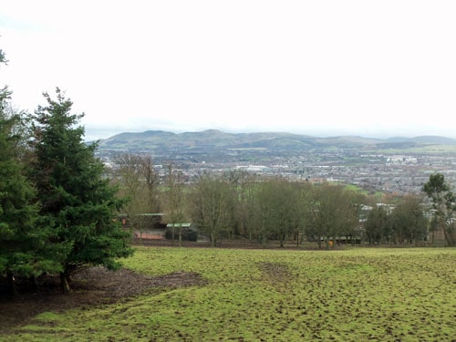 View over Edinburgh