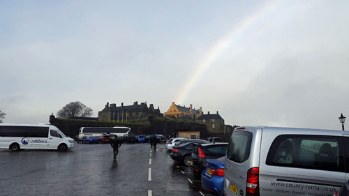 Rainbow Over Stirling Castle