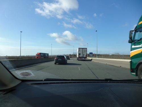 Driving on Motorway in France