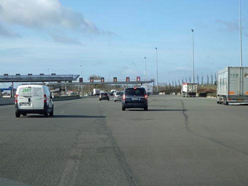 Toll Station in France