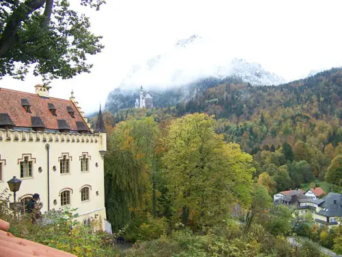 View of Neuschwanstein Castle from Hohenschwangau Castle