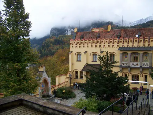 View of Neuschwanstein Castle from Hohenschwangau Castle