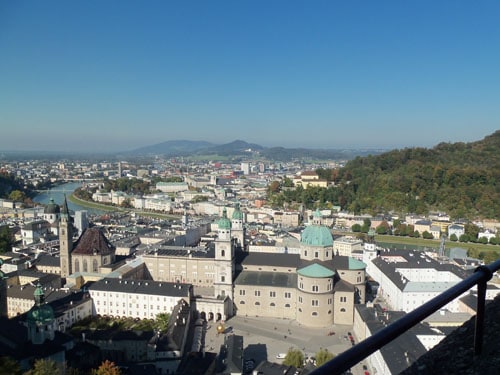 View over Salzburg