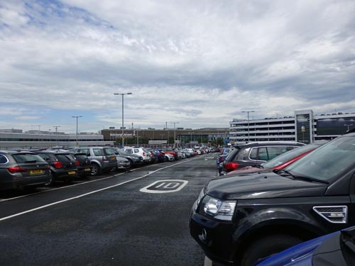 Surface parking at Edinburgh Airport