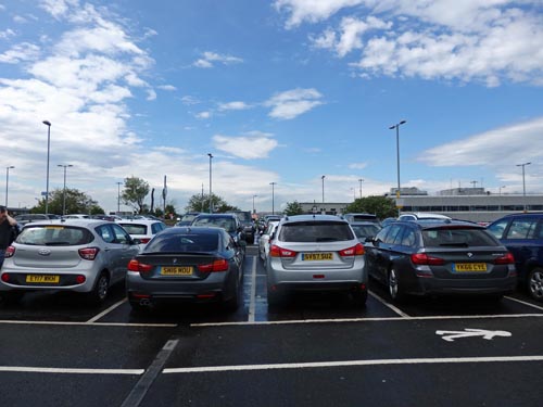 Surface parking at Edinburgh Airport