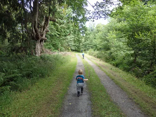 Children running