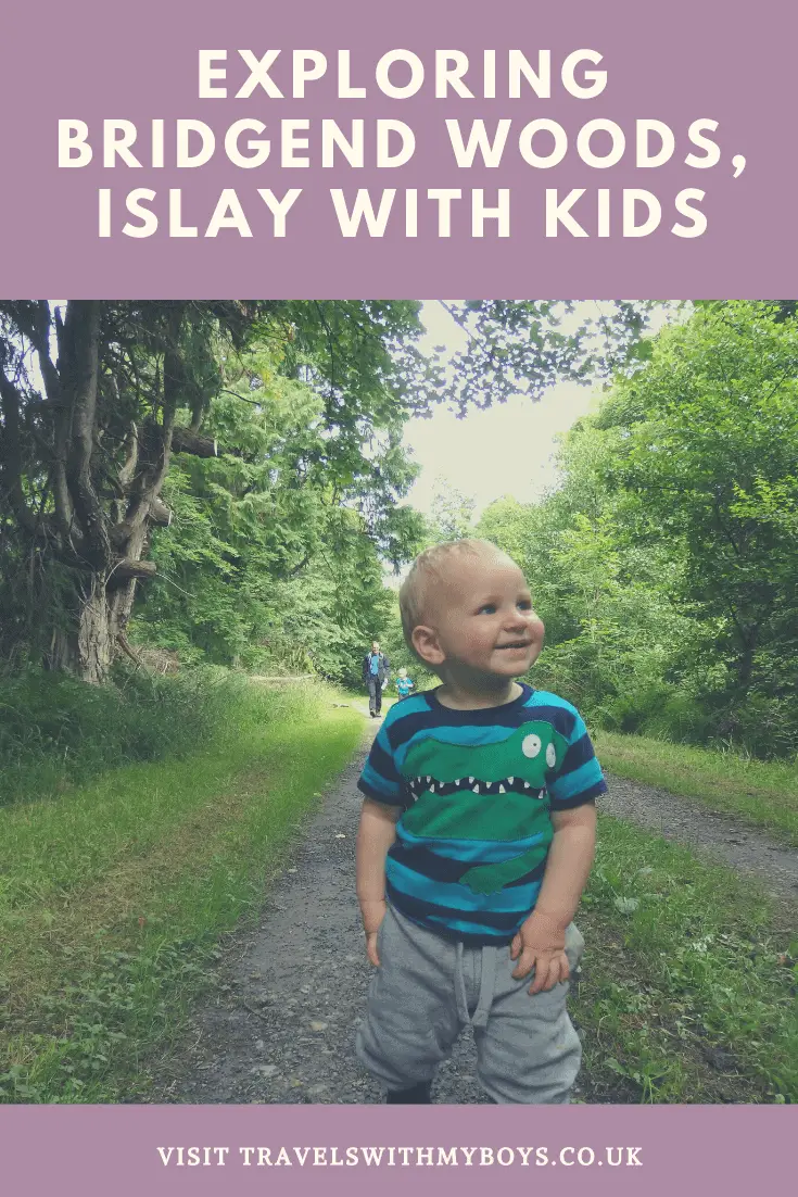 Walking Bridgend Woods with Kids on Islay