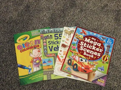 Sticker Books and Colouring Books