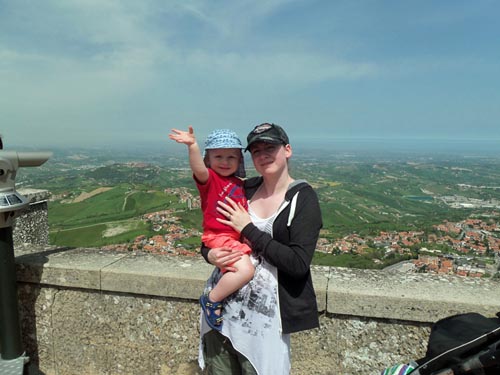 mother and child in San Marino