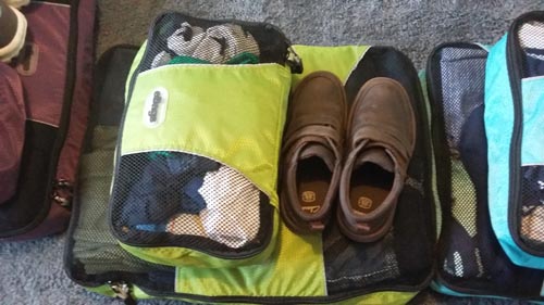 Packing Bags for family travel