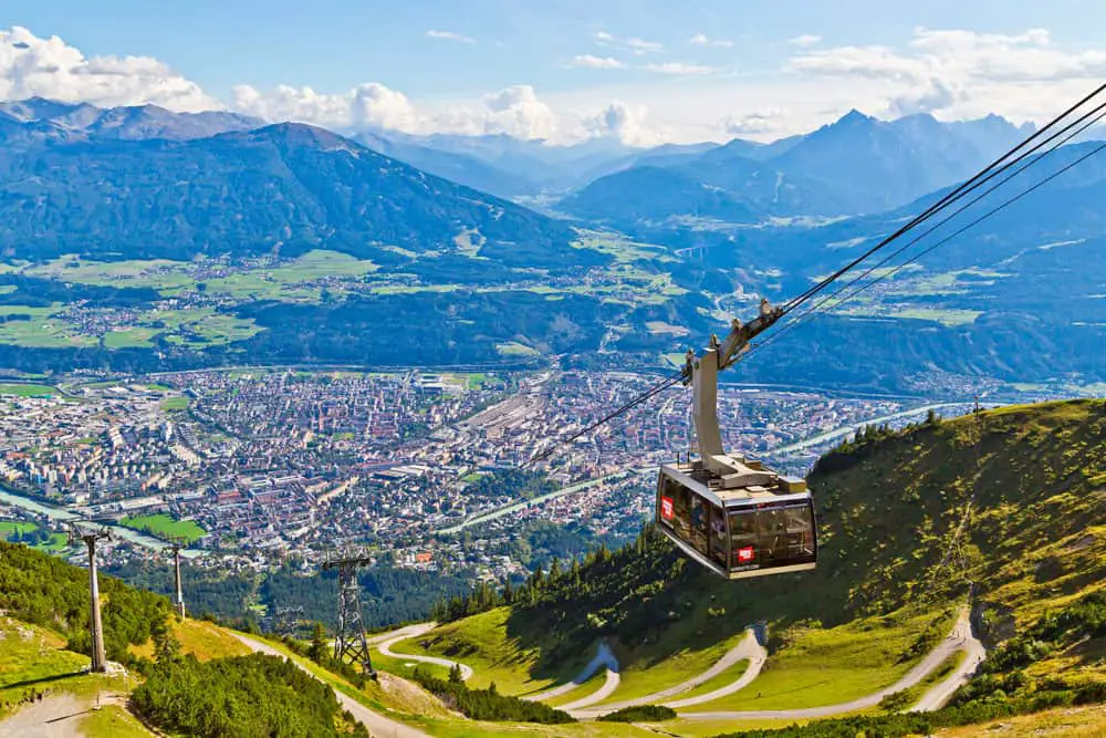 View over Innsbruck