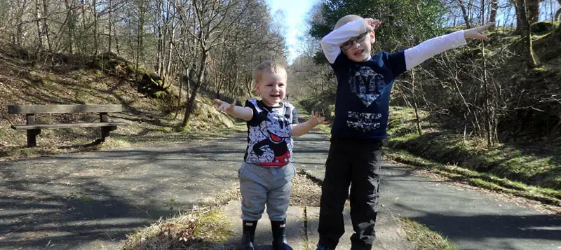 Brothers near Falls of Lenty