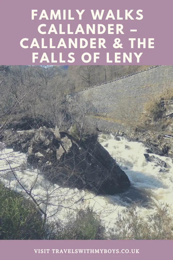 Family Walk in Callander Scotland to the Falls of Leny