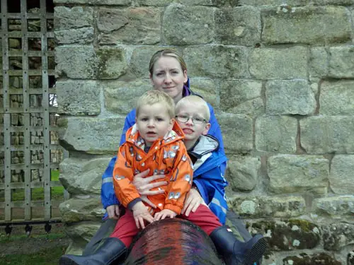 family at Etal Northumberland