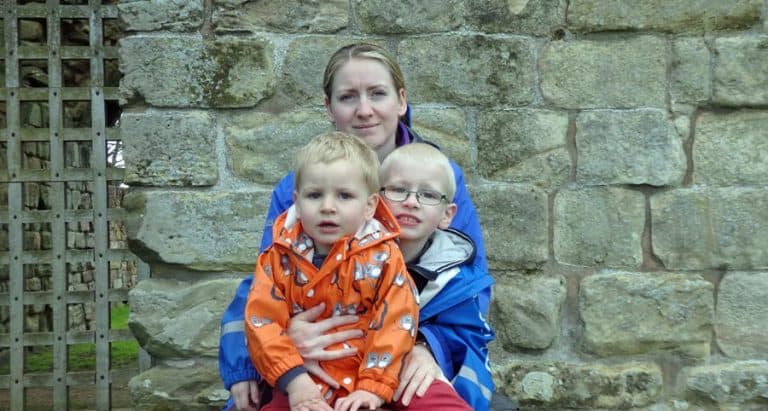 Family at Etal Northumberland