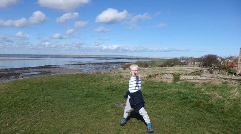 Child at Holy Island