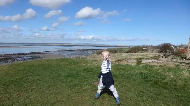 Child at Holy Island