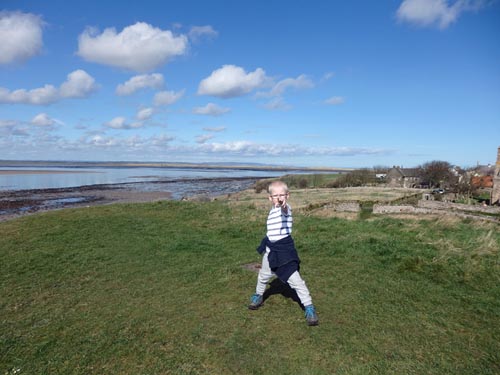 Child at Holy Island