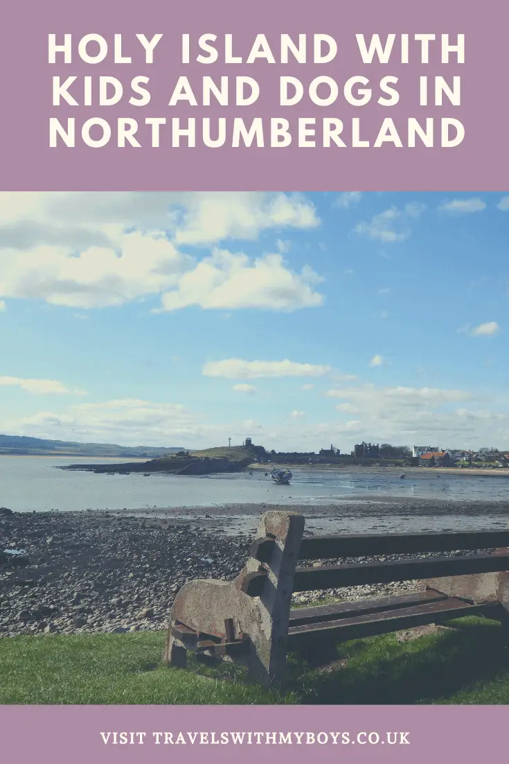 Spending a family day out on Holy Island in Northumberland with kids and dogs.