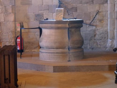 Inside Bamburgh Castle