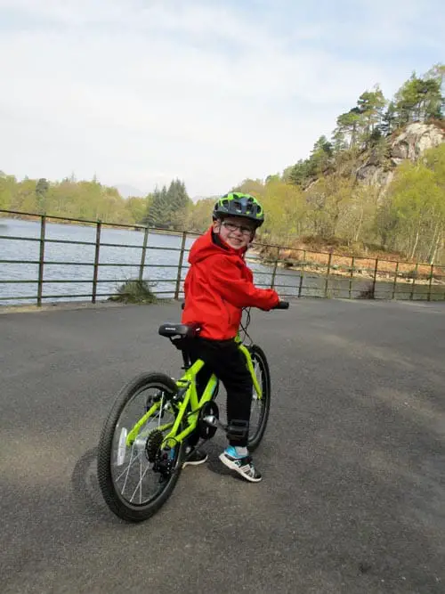 Biking at Loch Katrine