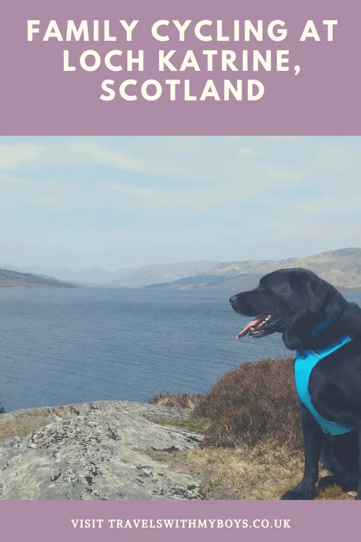 Scenic views of Loch Katrine on a family fun day out.