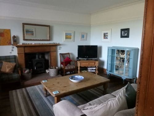 Livingroom in a self catering accommodation on Arran