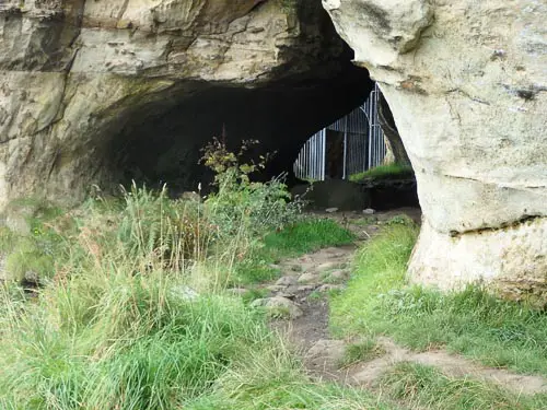View of the Kings Cave entrance