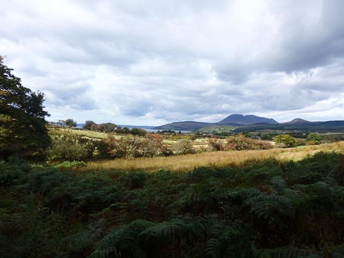 Views on Arran near Kings Cave