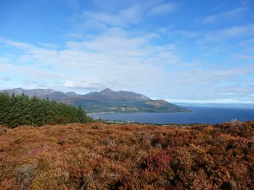 View of Goatfell