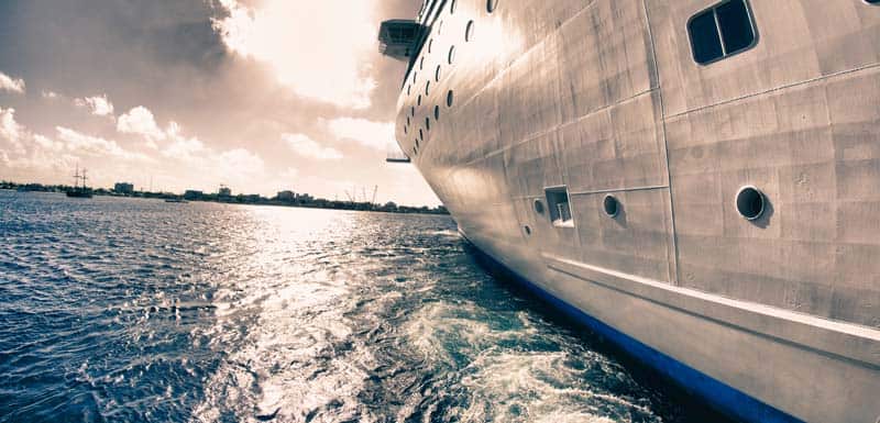 View from a Cruise Ship, Caribbean