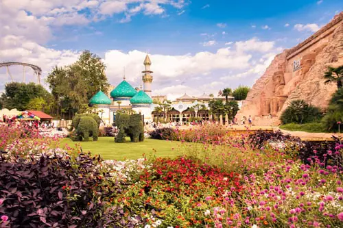 Gardaland Theme Park in Castelnuovo Del Garda, Italy.