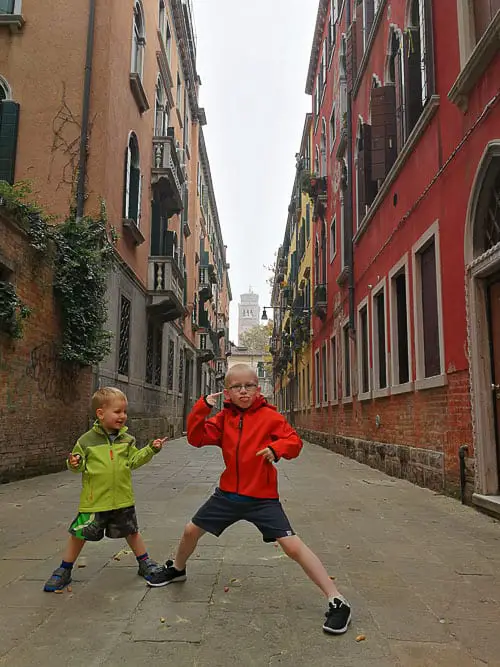 Kids in Venice