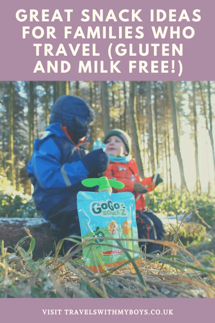 Free From Family Travel - Gluten and Milk Free snack ideas for family travel and families on the go