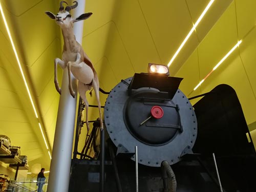 Train at Riverside Museum