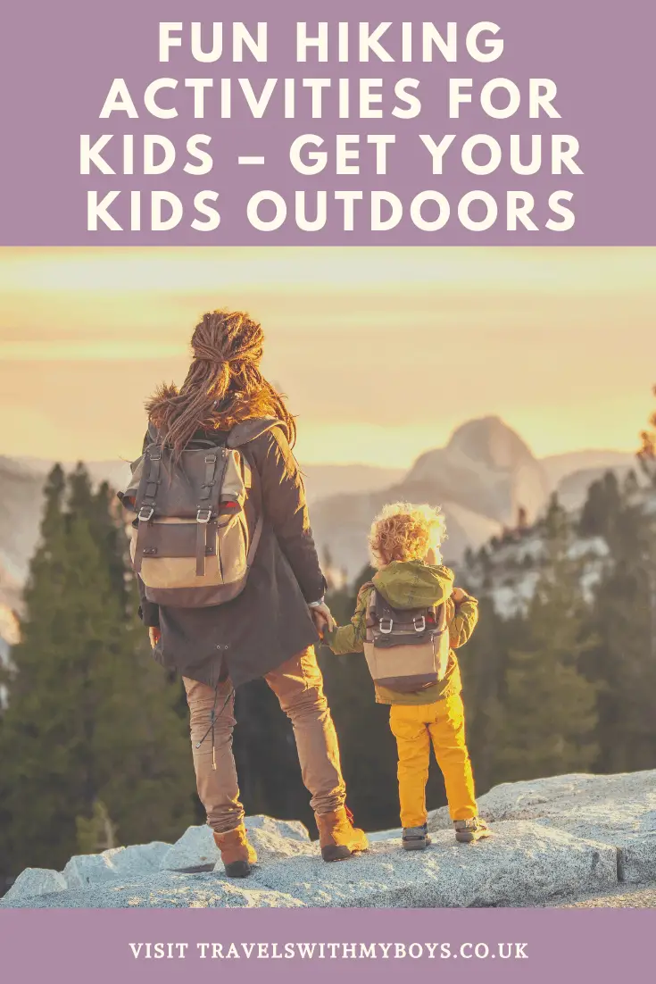 Tips on getting your kids outside and walking - Tips to make your kids interested in the outdoors.