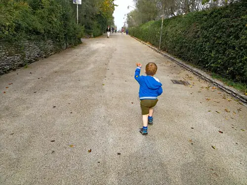 Toddler marching around Sirimone