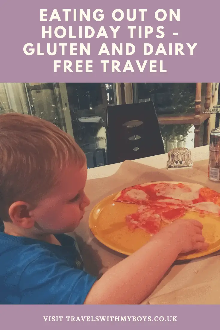 Gluten Free & Milk Free? Read our tips for eating out while on holiday. Free from family travel