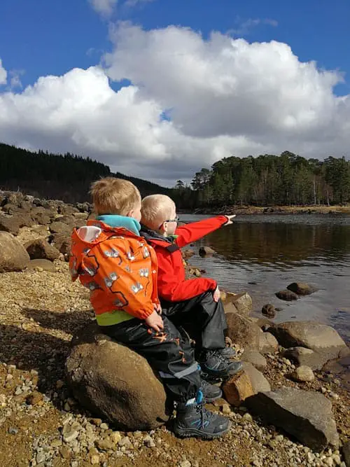 Brothers at Glen Affric