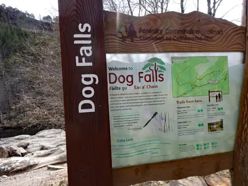 Dog Falls at Glen Affric