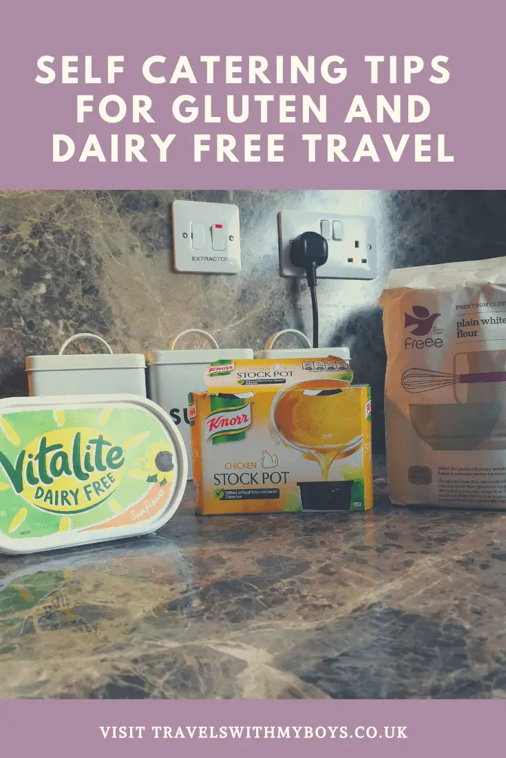 SELF CATERING TIPS FOR GLUTEN & MILK FREE TRAVEL - TRIED & TESTED -