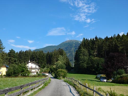 View from Igls of the mountain range