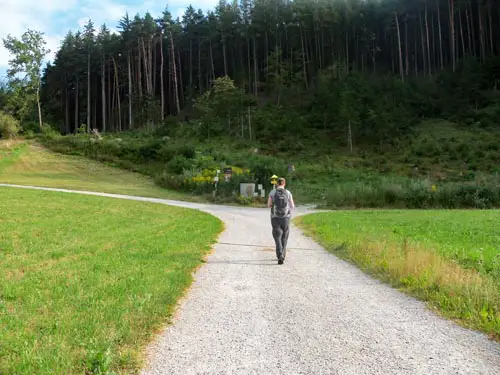 hiking trail in Igls