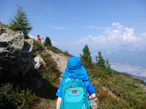 hiking in Igls