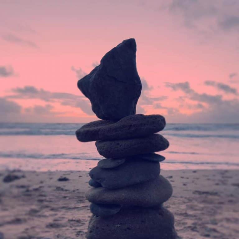 Rock tower in Cornwall