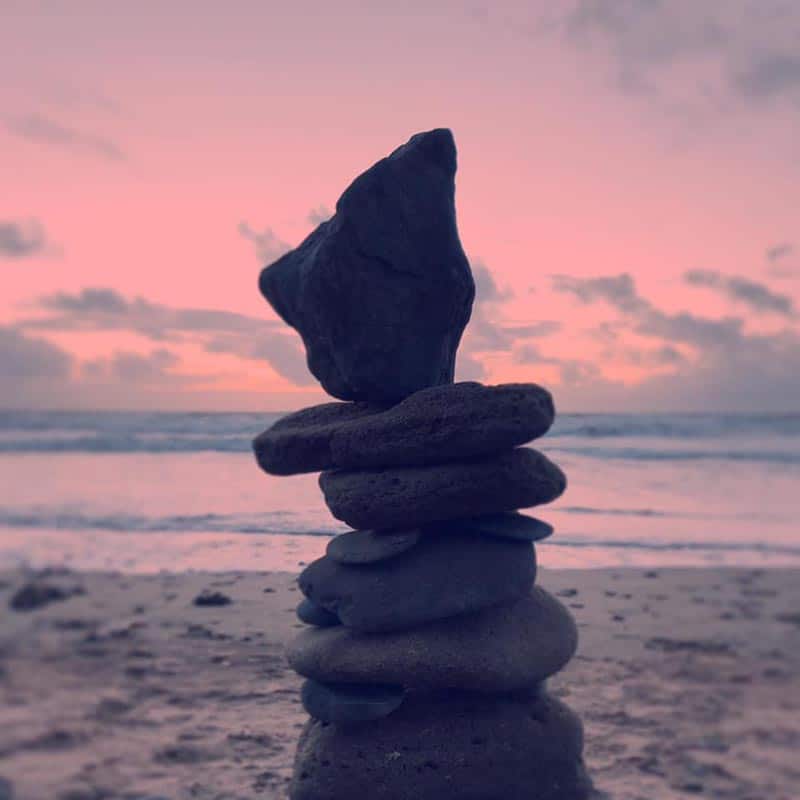 Rock tower in Cornwall