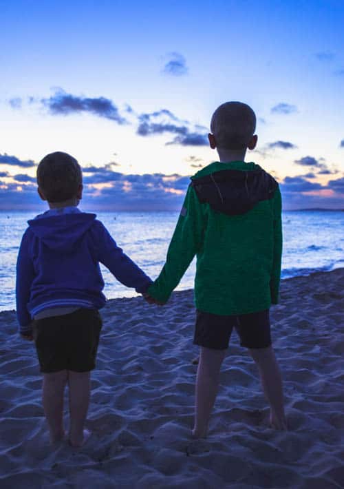 brothers in Menorca